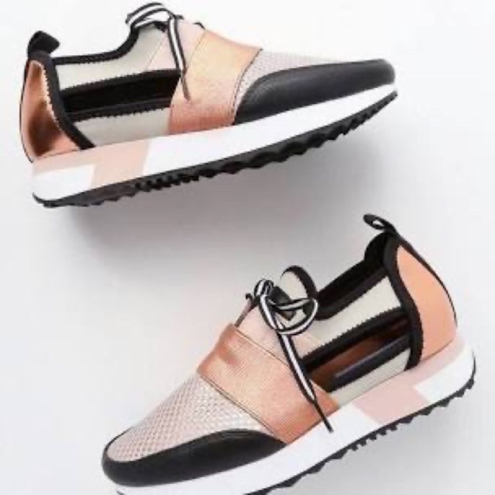 Steve Madden Arctic Rose Gold Sneakers